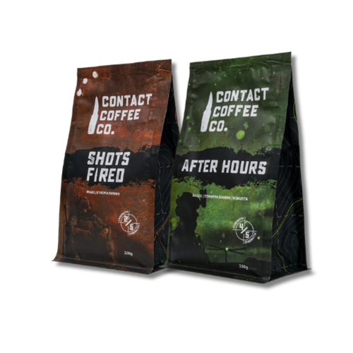 Two coffee bags