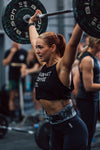  Gym vest on female model